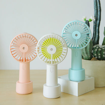 Mini Portable Fan with Mist Cooling Function