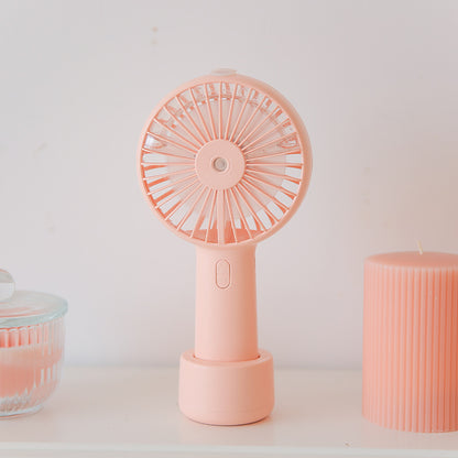Mini Portable Fan with Mist Cooling Function
