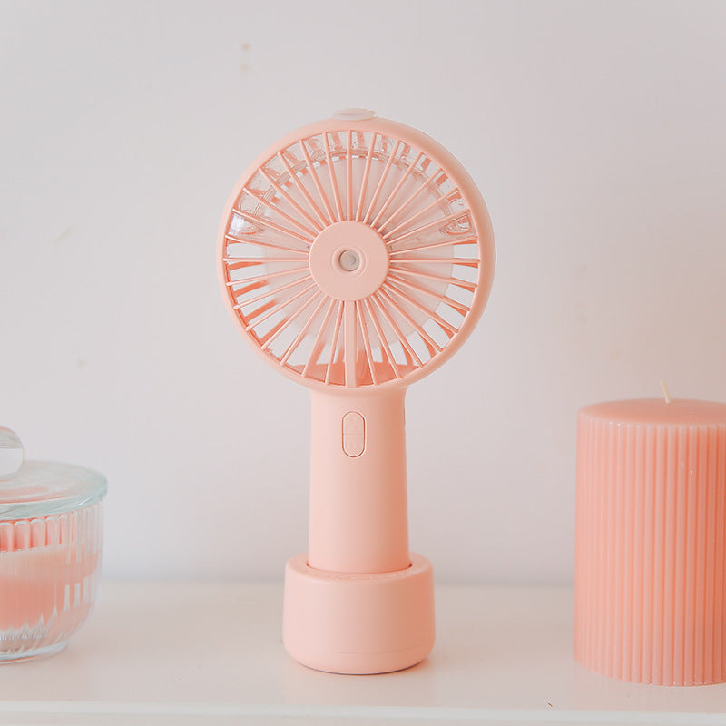 Mini Portable Fan with Mist Cooling Function
